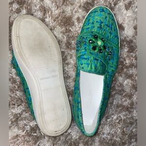 Michael Kors green shoes (size 6.5)